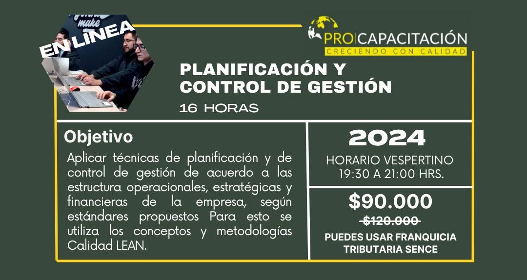 PLANIFICACIÓN Y CONTROL DE GESTIÓN